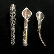 3 x STERLING SILVER Tussie