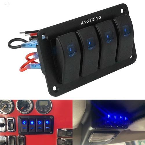 Gang rocker switch - gang, panel
