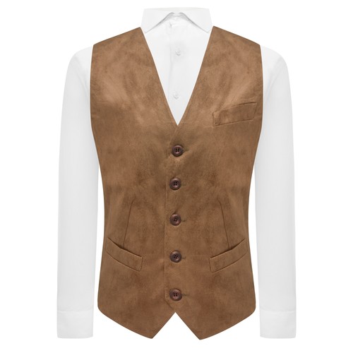 Luxury golden brown suede - golden,