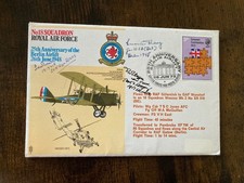 Great War Shaw, Clappen WW2 Gen L Clay signed RARE 18 sqn RAF cover