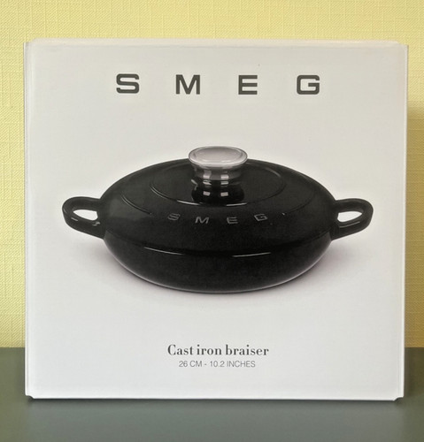 Smeg cast iron saute pan - smeg,