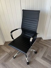 Eames Inspired Black Faux