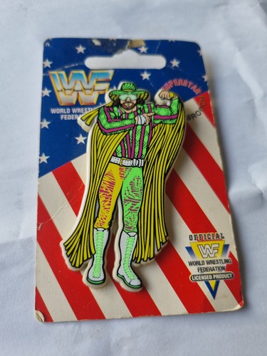 Vintage wwf wrestling pin - vintage,