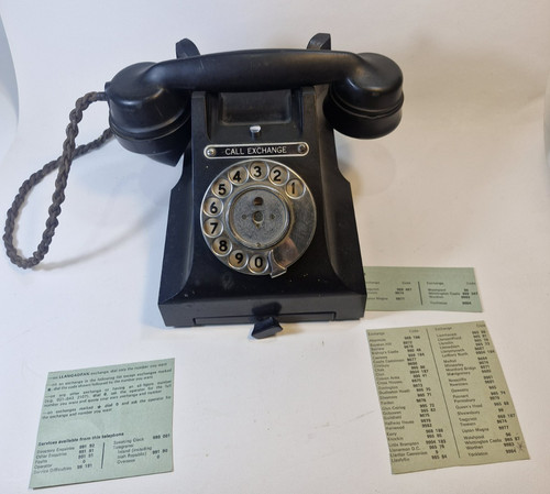 Vintage black bakelite dial - vintage,