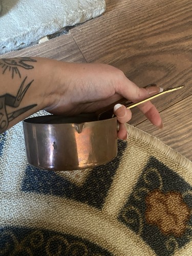 Vintage copper measuring - vintage,