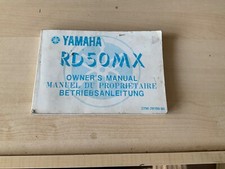 GENUINE YAMAHA OWNERS MANUAL RD50MX RD50 RD 50 MX 1982 27M 28199 80