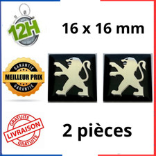 Peugeot logo 16 mm key stickers emblem aluminum sticker x2 pcs