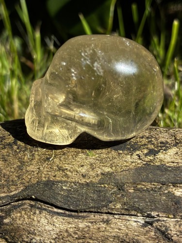 Natural citrine crystal - crystal, pocket