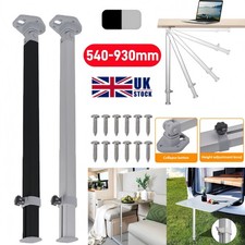 Aluminium Folding Table Leg Telescopic Leg Silver Campervan Motorhome Caravan
