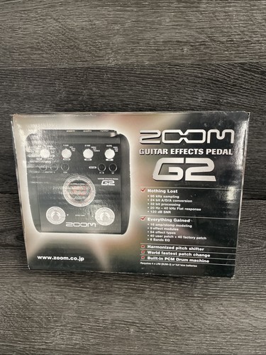 Zoom guitar effects pedal - g2,