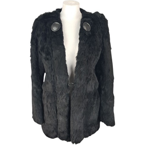 Rabbit fur vintage jacket - rabbit, 10