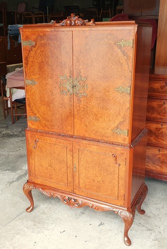 Vintage burr walnut - vintage,