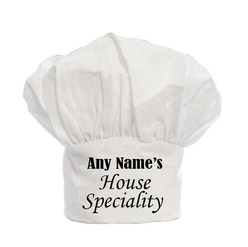 Personalised chefs chef hat - chefs,
