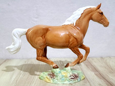 Beswick Galloping Horse Rare Early Vintage Palomino Gloss Model No. 1374 Vgc