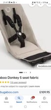 Bugaboo Donkey5 Seat Fabric Taupe