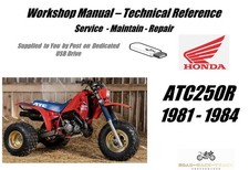 Honda ATC250R ATC250 R Service