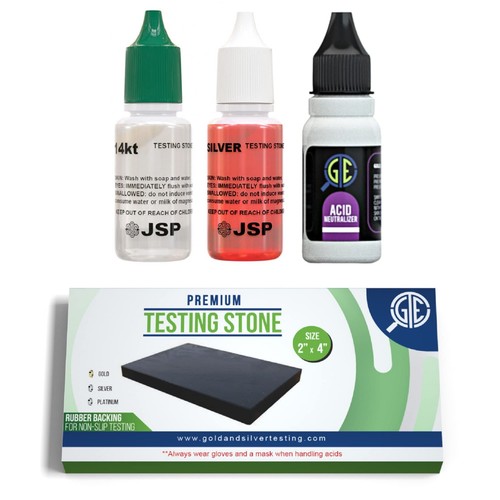 Gold silver test - silver,