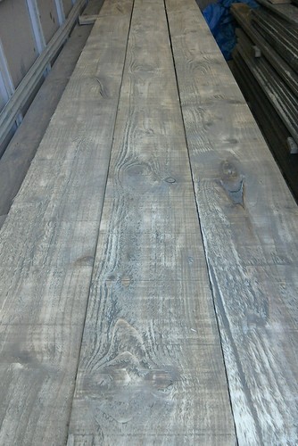 Sanded reclaimed wide pine - 9",