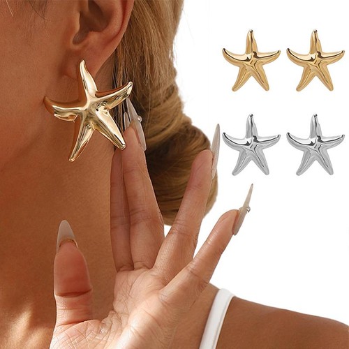 Trendy stud earrings - stud, vintage