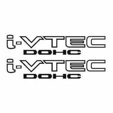 Vtec dohc ivtec emblem - (2)i-vtec, 9"