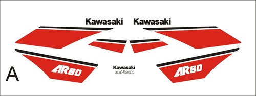 Kawasaki ar80 decal kit - ar80,