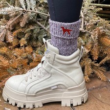 Irish Red Setter Owner Gift (TWO PAIRS) Women's Wool Blend Boot Socks with