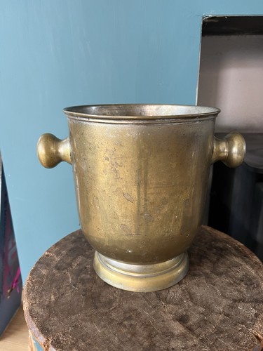 Vintage french brass champagne - vintage,