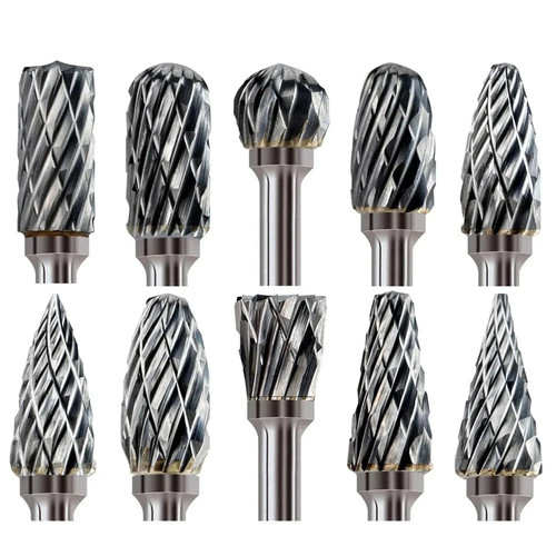 10pcs rotary burr bit tungsten - rotary,