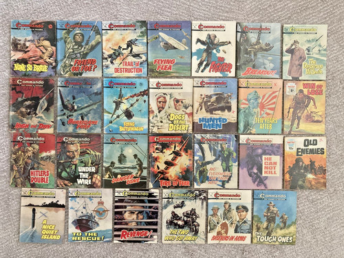 Vintage commando comic - books,