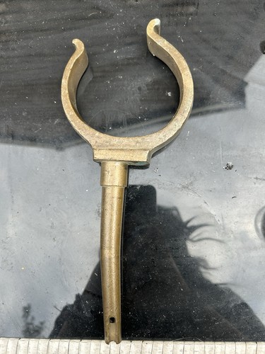 Vintage brass oar - , lock