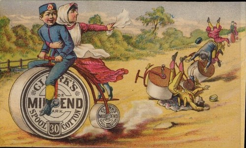 Trade card clark mile end - mile,
