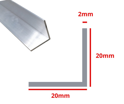 Aluminium angle 15mm - angle,