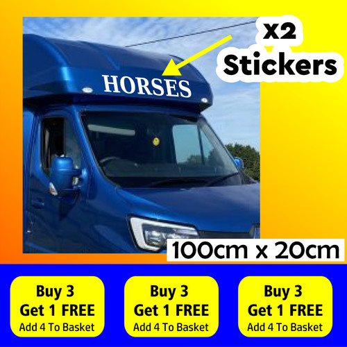Horse box stickers graphics - box,