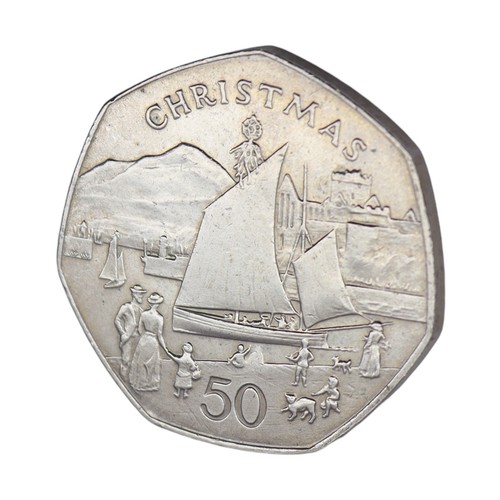 1981 isle man 50p - 50p, christmas