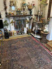 Large Antique Hand Knotted