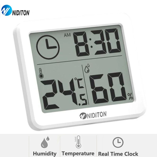 Digital clock with temperature - digital,