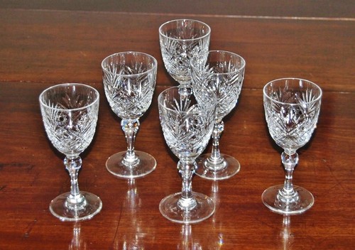 Cut glass lead crystal sherry - lead,