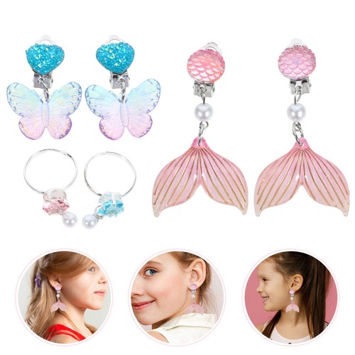 Pairs cute earrings - cute, clip