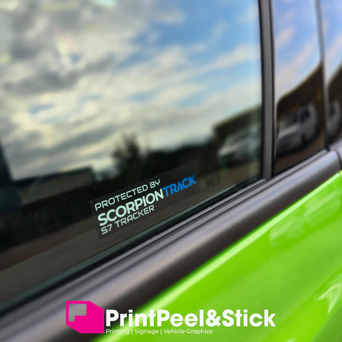 Scorpiontrack window stickers - window,
