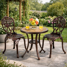 Garden Bistro Set Table Chairs