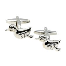 Pair of Rhodium Plated Flying