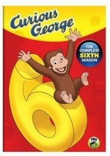 Curious George The Complete Sixth Seaso DVD Region 2 - Like New