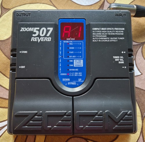 Zoom 507 reverb multi effects - reverb,