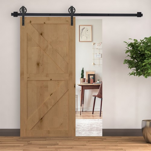 6ft sliding wood barn - 6.6ft, door