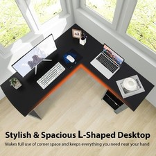L-Shaped Corner Computer Desk