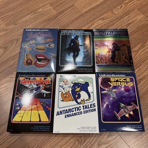 Intellivision new game lot - intellivision, 6