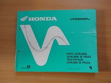 Parts catalogue parts catalogue Honda VFR 800 FI w model 1998 catalogo de piezas