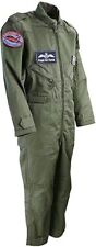 Kids RAF Flight Suit Overalls British Air Force Aviator Pilot Outfit 3-13 Years