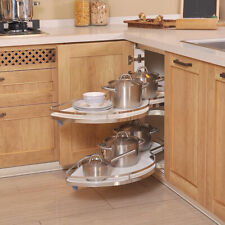 Kitchen Cabinet Cupboard Corner Pull Out Shelf Carousel Storage Shelf Soft Close