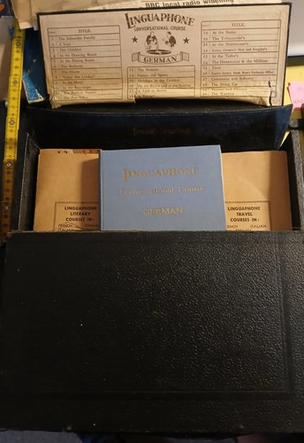 Vintage linguaphone german - linguaphone,